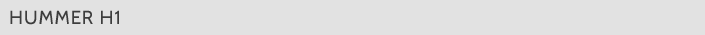 HUMMER H1